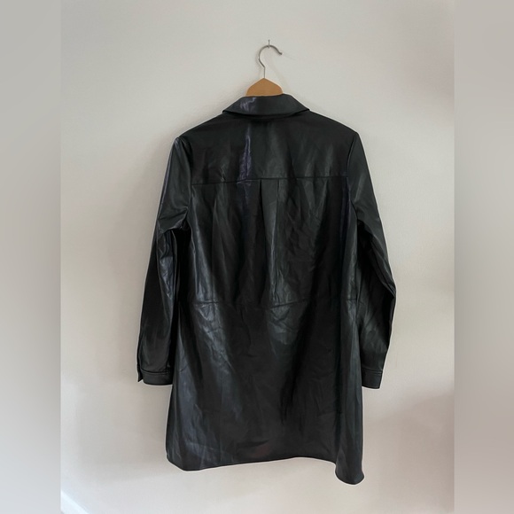 *SOLD* Anne Klein Vegan Leather Jacket - Picture 6 of 8